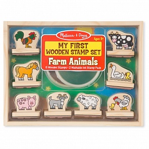 Набор штампов - Животные с фермы (Melissa&Doug, 2390_md)